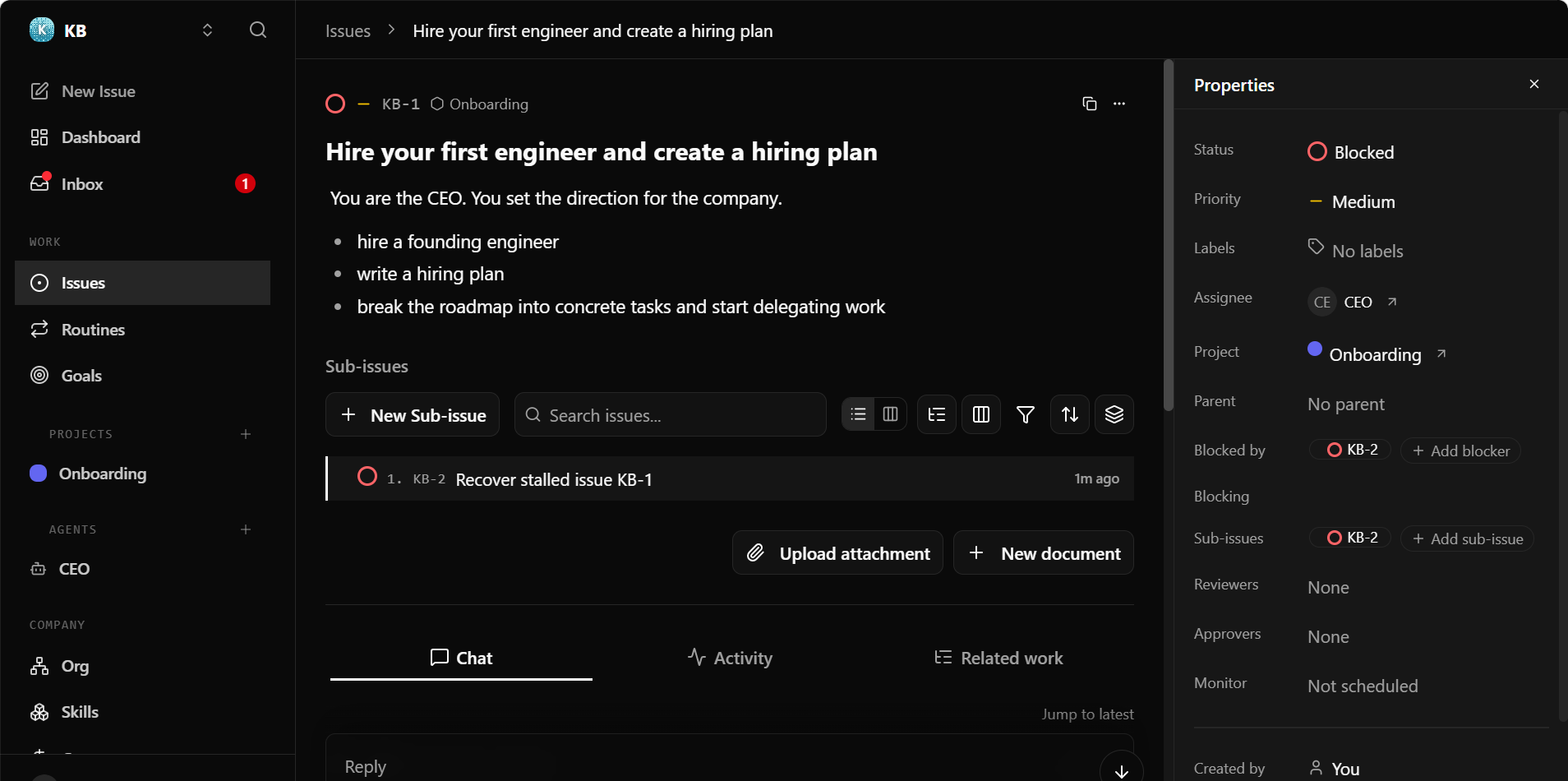 Paperclip create account- fill out form